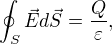 kopírovat do textarea $\oint_S \vec{E} d\vec{S} = \frac{Q}{\varepsilon},$