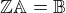 $\mathbb{Z}\mathbb{A}=\mathbb{B}$