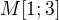 $M[1; 3]$