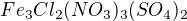 $Fe_{3}Cl_{2}(NO_{3})_{3}(SO_{4})_{2}$