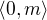 $\langle 0, m\rangle$