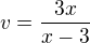 kopírovat do textarea $v=\frac{3x}{x-3}$