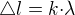 ${\triangle}l=k{\cdot}\lambda$
