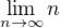 $\lim_{n\to \infty} n $