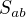 $S_{ab}$