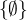 $\{ \emptyset \}$
