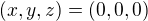 kopírovat do textarea $(x,y,z)=(0,0,0)$