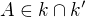 kopírovat do textarea $A \in k\cap k'$