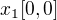 $x_1[0,0]$