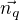 $\vec{n_q}$