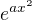 $e^{ax^{2}}$
