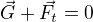 kopírovat do textarea $\vec G+\vec{F_t}=0$
