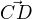 $\vec{CD}$