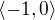 $\langle -1,0\rangle$