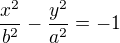 $\frac{x^2}{b^2}-\frac{y^2}{a^2}=-1$