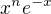 $x^ne^{-x}$