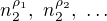 $n_2^{\rho_1}, \ n_2^{\rho_2}, \ \ldots$