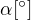 $\alpha[^\circ]$
