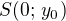 $S(0;\,y_0)$