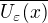 $\overline{U_{\varepsilon}(x)}$