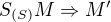 $S_{(S)}M\Rightarrow M'$