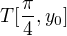 $T[\frac{\pi }{4},y_{0}]$
