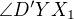 $\angle D'YX_1$