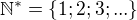 kopírovat do textarea $\mathbb{N}^*= \{1;2;3;... \}$