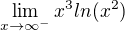 $\lim_{x\to\infty ^-}x^3ln(x^2)$