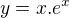 $y=x.e^x$