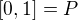 $[0,1]=P$