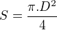 kopírovat do textarea $S=\frac{\pi .D^{2}}{4}$