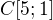 $C[5;1]$
