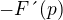 $-F\text�(p)$