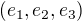 $(e_1,e_2,e_3)$
