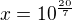 kopírovat do textarea $x=10^{\frac{20}7}$