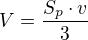 kopírovat do textarea $ V =\frac{S_{p} \cdot v}{3} $