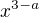 $ x^{3-a}$