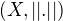 $(X,||.||) $