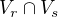 $V_{r}\cap V_{s}$