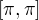 $[\pi,\pi]$