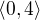 $\langle0,4\rangle$