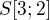 $S[3;2]$