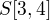 $S [3,4]$