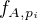 $f_{A,p_i}$