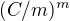 $(C/m)^m$