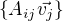 $\{A_{ij}\vec{v_j}\}$