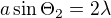 kopírovat do textarea $a \sin\Theta_2 = 2 \lambda$