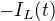 $-I_L(t)$