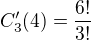 $C'_3(4)=\frac{6!}{3!}$
